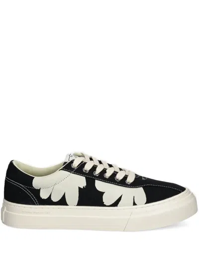 Stepney Workers Club Flower-print Sneakers In Black