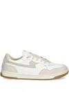 Stepney Workers Club Leather Suede Low-top Sneakers In White