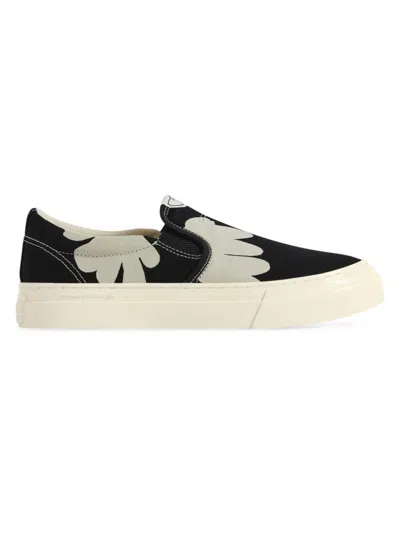 Stepney Workers Club Men's Lister Cup Canvas Sneakers In Black