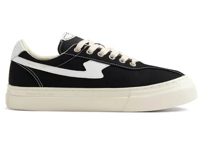 Pre-owned Stepney Workers Club Men's  Dellow Sstrike Cup Canvas Sneakers In Black/white In Multi