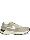 Stepney Workers Club Mesh-panel Running Sneakers In Gold