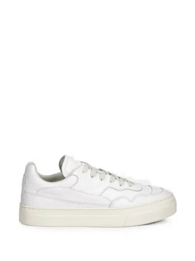 Stepney Workers Club Omni Paneled Leather Sneakers In White