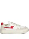 Stepney Workers Club Pearl S-strike Panelled Sneakers In White