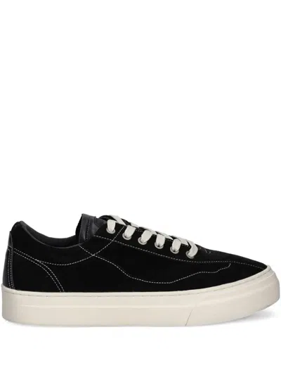 Stepney Workers Club Stitched Sneakers In Black