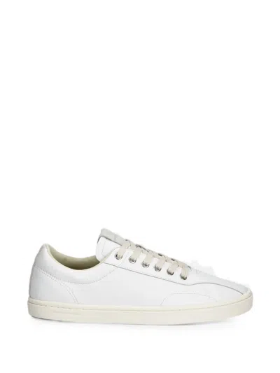 Stepney Workers Club Surma Leather Panelled Sneakers In White