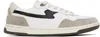 Stepney Workers Club Suede-panelled Low-top Sneakers In Winter White