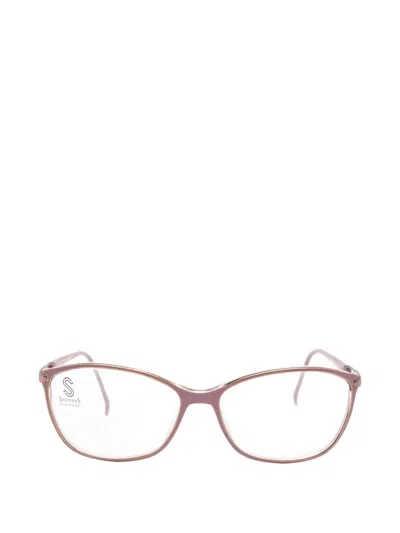 Stepper Eyewear Square-frame Glasses In Pink