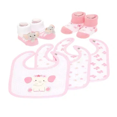 Stepping Stone Babies' Girls Bib In Pink