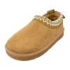 Stepping Stone Girls Slip-on Shoe In Brown
