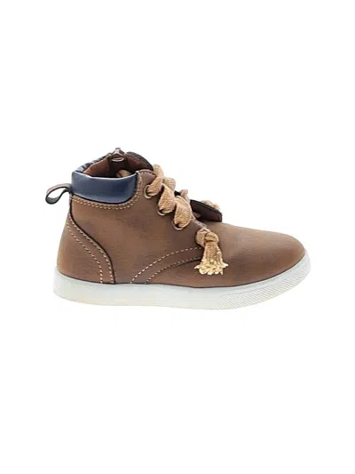 Pre-owned Stepping Stones Kids' Sneakers In Brown