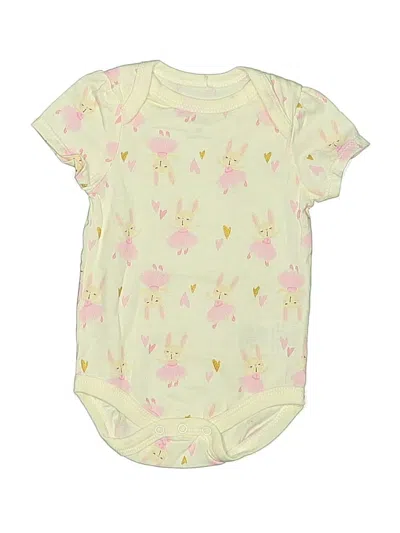 Pre-owned Sterling Baby Babies' Short Sleeve Onesie In Yellow