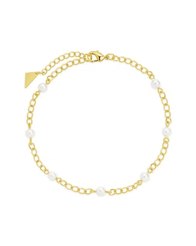 Sterling Forever 14k Gold Plated Coast Chain Anklet