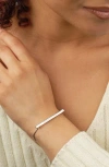 Sterling Forever 14k Gold Plated Inspirational Bar Slider Bracelet