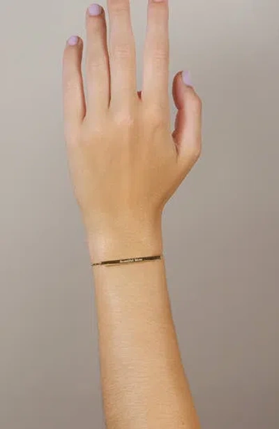 Sterling Forever 14k Gold Plated Inspirational Bar Slider Bracelet In Gold - Beautiful Mess