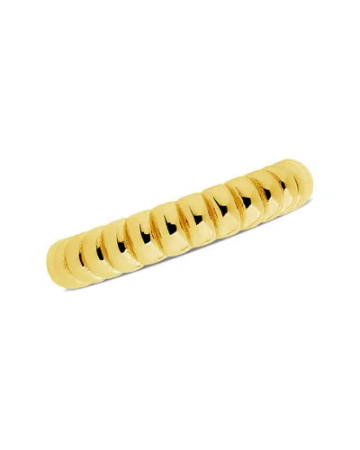 STERLING FOREVER STERLING FOREVER 14K OVER SILVER BUBBLE BAND RING