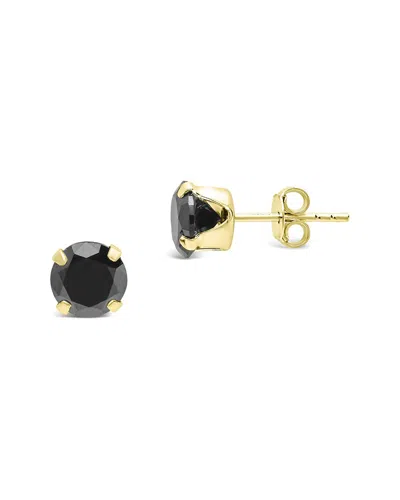 STERLING FOREVER STERLING FOREVER 14K OVER SILVER CZ RAINBOW STUD EARRINGS