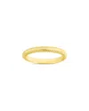Sterling Forever 14k Over Silver Kayden Thin Textured Ring