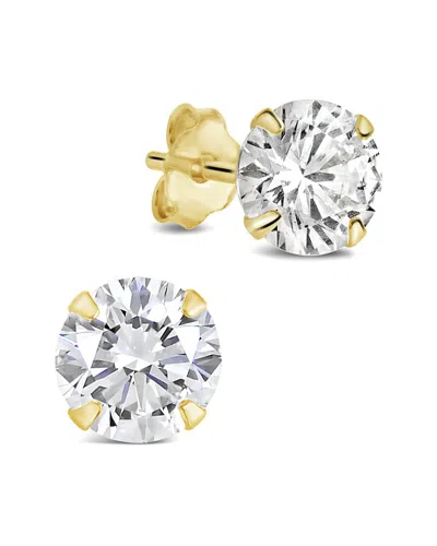 Sterling Forever 14k Over Silver Studs