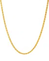 Sterling Forever 14k Plated Adjustable Venetian Chain Necklace