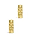Sterling Forever 14k Plated Bubble Hoops