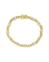Sterling Forever 14k Plated Cassie Tennis Bracelet