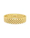 Sterling Forever 14k Plated Chunky Chain Watch Band