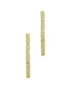 Sterling Forever 14k Plated Created Opal Cz Lorna Earrings