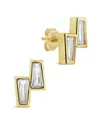Sterling Forever Colsie Tapered Cz Stud Earrings