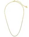 Sterling Forever 14k Plated Cz Dani Tennis Necklace