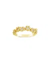 Sterling Forever Irena Cubic Zirconia Flower Ring