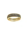 Sterling Forever Jolene Cubic Zirconia Rainbow Eternity Ring