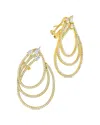 Sterling Forever Kaia Cubic Zirconia Statement Drop Earrings