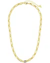 Sterling Forever 14k Plated Elara Bold Paperclip Chain Necklace