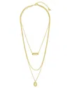Sterling Forever 14k Plated Hartley Layered Necklace