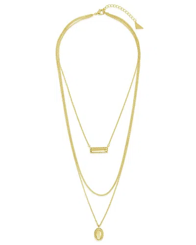 Sterling Forever 14k Plated Hartley Layered Necklace