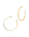 Sterling Forever 14k Plated Hoops