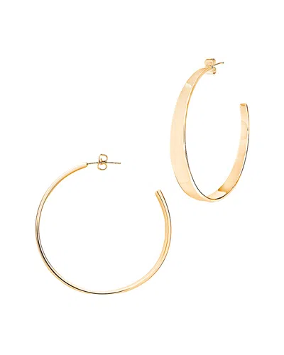 Sterling Forever 14k Plated Hoops