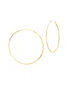 Sterling Forever 14k Plated Hoops