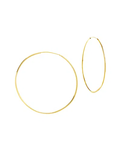Sterling Forever 14k Plated Hoops