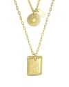 Sterling Forever 14k Plated Layered Necklace