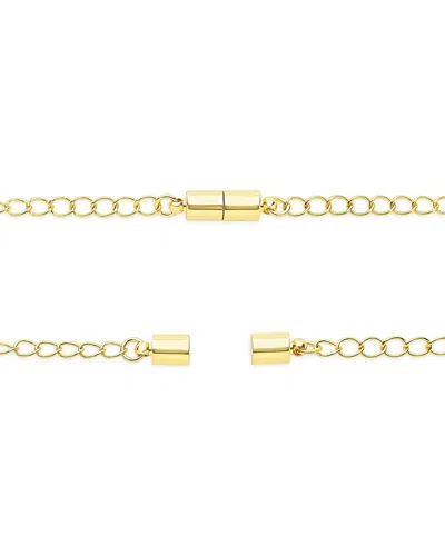 Sterling Forever 14k Plated Magnetic Extender Necklace