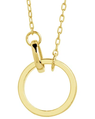 Sterling Forever 14k Plated Pearl Mishel Necklace