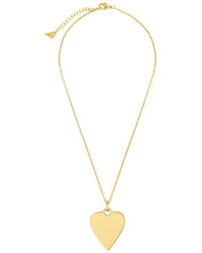 Sterling Forever 14k Plated Rita Necklace In Gold