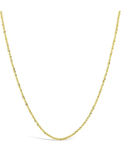 Sterling Forever 14k Plated Rolo Chain Necklace In Gold