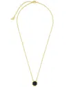 Sterling Forever 14k Plated Rose Petal Pendant Necklace