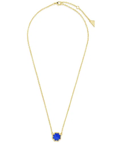 STERLING FOREVER STERLING FOREVER 14K PLATED ROSE PETAL PENDANT NECKLACE