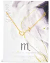 Sterling Forever 14k Plated Scorpio Pendant Necklace