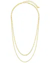 Sterling Forever Serenity Layered Chain Necklace