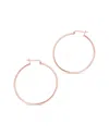 Sterling Forever 14k Rose Gold Vermeil Hoops
