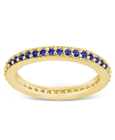 Sterling Forever 2.5mm Thin Cubic Zirconia Band Ring In Multi